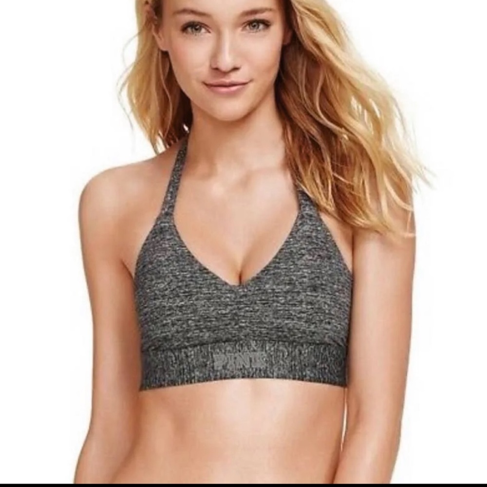 Victoria's Secret Pink halter top sports bra size
Medium New
